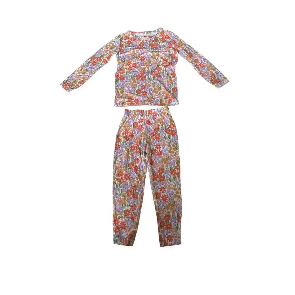 Loocsy Baby Spring Floral Pajama Set Size 2T
